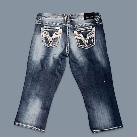 Plus Size Vigoss The Dublin Denim Capri Size 13/14 - Picture 4 of 7